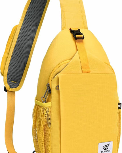 SKYSPER Sling Bag RFID Cross Body Bag Recycled Crossbody Backpack Travel Daypack