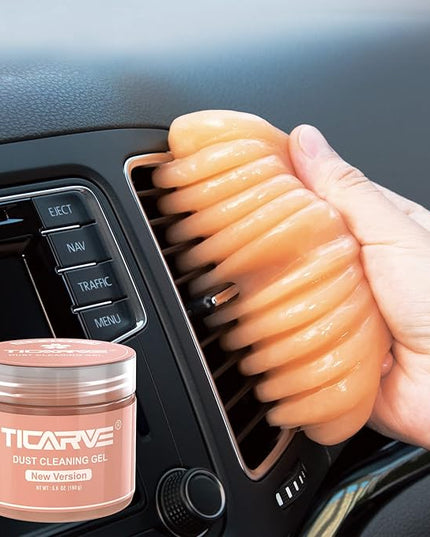 TICARVE Cleaning Gel for Car Detail Putty Car Vent Cleaner Putty Gel Detail Auto Tools Car Interior Cleaner Cleaning Mud for Car and Keyboard Cleaner Slime 2024 Upgrade