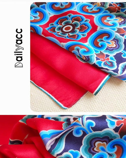 Dailyacc Hair Bandanas Scarf For Women Lightweight Fashion Neck Silk Satin Head Scarves For Sleeping Handbags Scarf