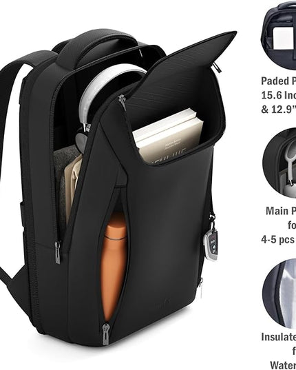 Expandable Travel Backpack, Business Laptop Backpack,Commute Backpack with USB Charging Port fit 15.6 Inch Laptop