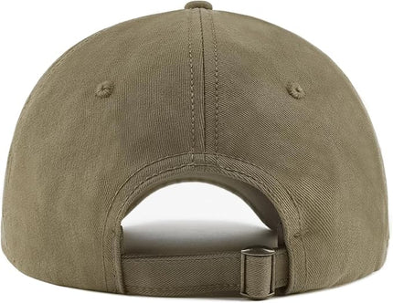 Zylioo XL XXL Oversize Baseball Cap, 100% Cotton Adjustable Dad Hat for Big Heads 23.5"-25.5", Soft Crown Large Size Cap