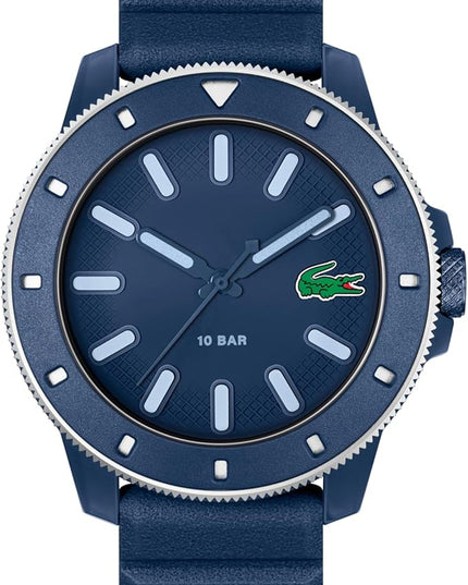 Lacoste.12.12 Scuba Men's 3H Quartz Watch, Silicone Strap - Modern, Classic Timepiece - Gift for Him, 43mm