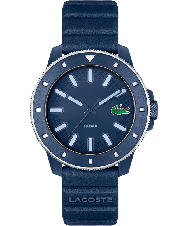 Lacoste.12.12 Scuba Men's 3H Quartz Watch, Silicone Strap - Modern, Classic Timepiece - Gift for Him, 43mm