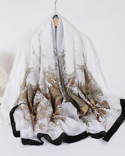 Silk Scarf Mulberry Silk Fashion Scarves Long Lightweight Shawl Wrap …