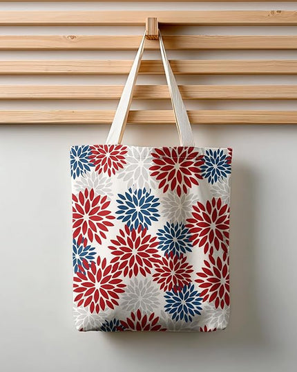 Horaldaily Canvas Tote Bag,Reusable Shoulder Tote Bag for Women Lady Casual Vacation, Shopping, Work, Gym