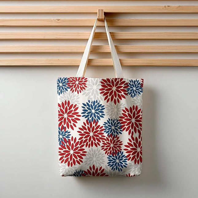Horaldaily Canvas Tote Bag,Reusable Shoulder Tote Bag for Women Lady Casual Vacation, Shopping, Work, Gym