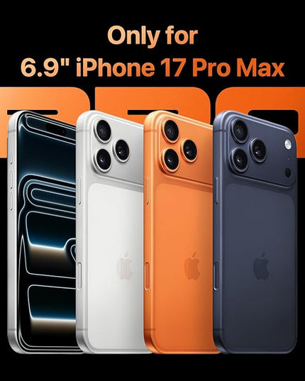 MAGEASY Compatible with iPhone 17 Pro Max 6.9" Case with Strap - 20ft Drop Protection Compatible with MagSafe, Leather Embedded Frame | Odyssey Strap M (Leatherette Midnight)