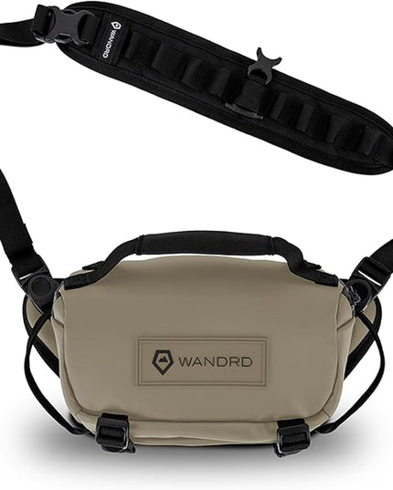 WANDRD ROGUE V1 3L Sling: Compact Camera Sling and Crossbody Bag with Fast Access, 3-Way Carry– Lightweight Everyday Bag Great for Travel, Photography, and Daily Use (Yuma Tan)