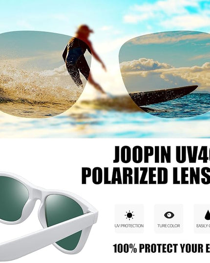 Joopin Square Sunglasses Polarized UV Protection Trendy Designer Sun Glasses Men Women