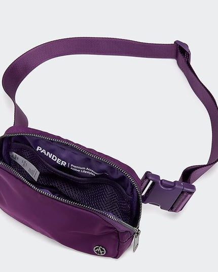 Pander Cross Body Fanny Pack for Women, Fashion Waist Packs, Crossbody Bags, Belt Bag with Adjustable Strap (Dahlia).