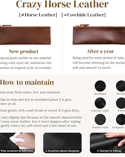 S-ZONE Sling Bag for Men Women RFID Blocking Genuine Leather Crossbody Shoulder Bag Backpack Hiking Daypack Travel