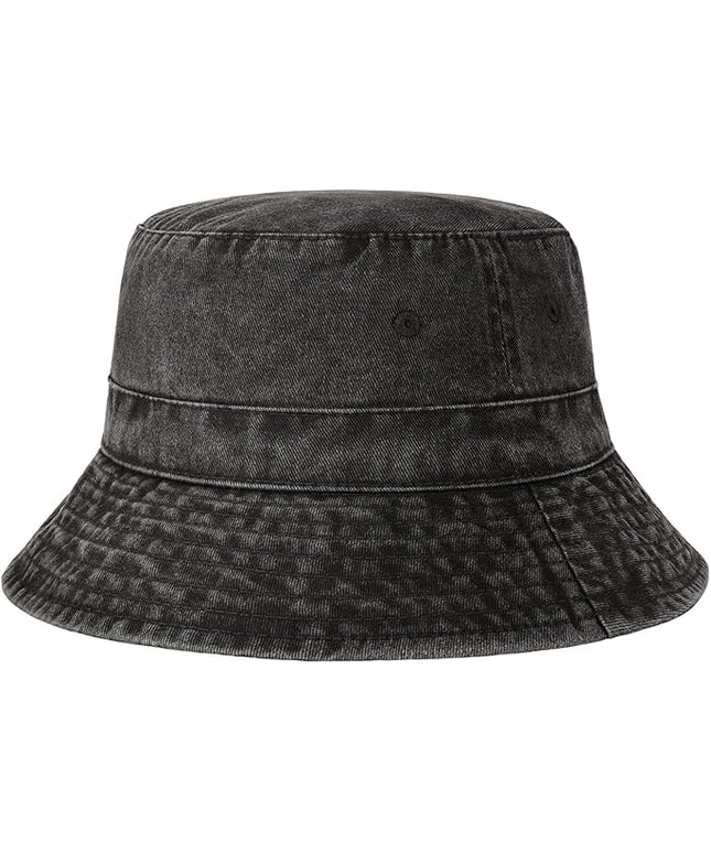 Hot Summer Bucket Hat - Trendy Cotton Sun Hat for Beach, Golf, Fishing - Fun Outdoor Vacation Boonie for Men and Women