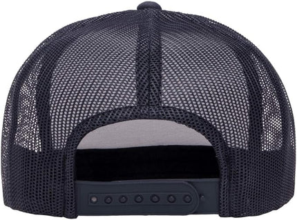 Yupoong 5-Panel YP Classic Trucker Cap | High Profile Flat Visor Snapback | OSFM | Bulk Packs Available
