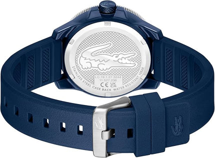 Lacoste.12.12 Scuba Men's 3H Quartz Watch, Silicone Strap - Modern, Classic Timepiece - Gift for Him, 43mm