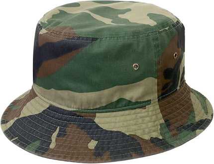 Falari Men Women Unisex Cotton Bucket Hat 100% Cotton Packable for Travel Fishing Hunting Summer Camp