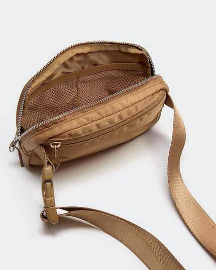 Pander Unisex Belt Bag Fanny Pack for Women with Adjustable Strap, Small Waist Pouch for Workout Running Traveling Hiking