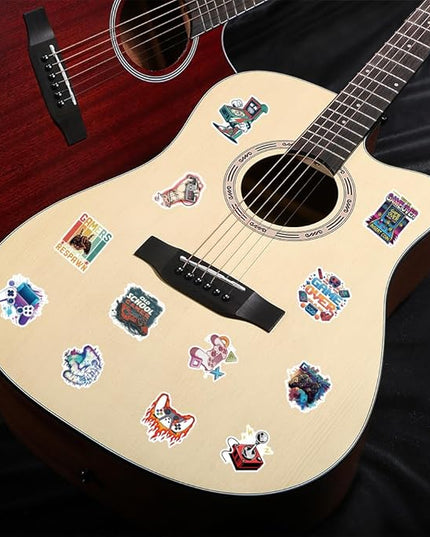 100Pcs Video Game Stickers, Multicolor Vinyl Waterproof Gaming Stickers for Boys, Teens, Men, Adults