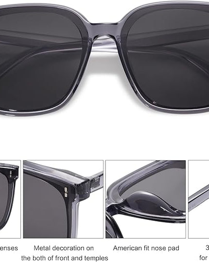 SOJOS Sunglasses for Women Men Vintage Style Shades SJ2157