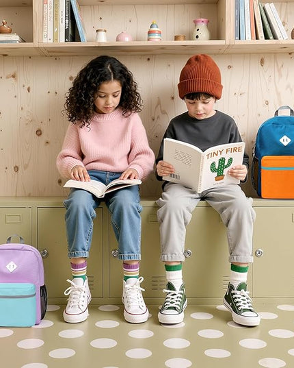STEAMEDBUN Kids Backpack Boy 4-6, Boys Backpack for Elementary Kindergarten School - 15inch