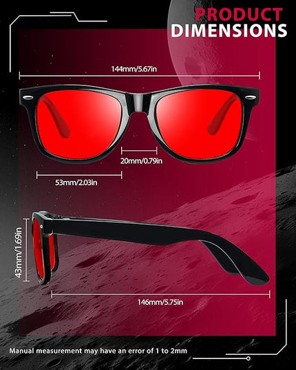 Joopin Square Sunglasses Polarized UV Protection Trendy Designer Sun Glasses Men Women