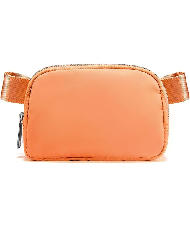 YOSHUYUKI Fanny Pack Cross Body Small Crossbody Bags for Women Men Trendy Nylon Waterproof Mini Purse Travel Running Belt Bag Lulu Dupes Bum Hip Chest Waist Pack Side Bag Must Have Dark Blue