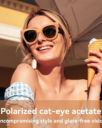 Dollger Retro Cat Eye Sunglasses Women Men Vintage Square Tortoise Shell Fashion Cateye Sunglasses