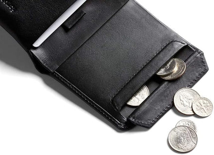 Bellroy Coin Wallet (Slim Coin Wallet, Bifold Leather Design, Holds 4-8 Cards, Magnetic Closure Coin Pouch)