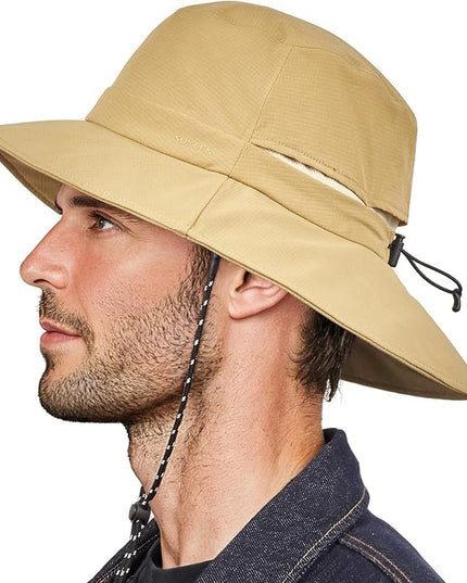 Sukeen Bucket Hat, Waterproof, Skin-Friendly, Shields Neck, Quick-Dry, Breathable, Hat for Fishing, Travel hat