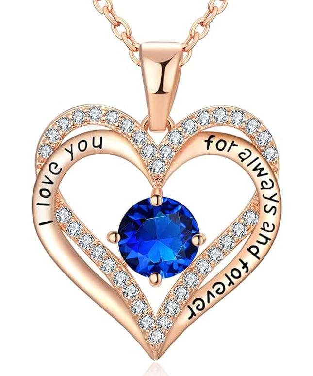 18K Rose Gold Necklaces for Women Birthday Gifts for Women Jewelry for Women Birthday Gifts for Wife Girlfriend Daughter Wife Birthday Gifts for Anniversary Mothers Day Christmas Valentines Gifts