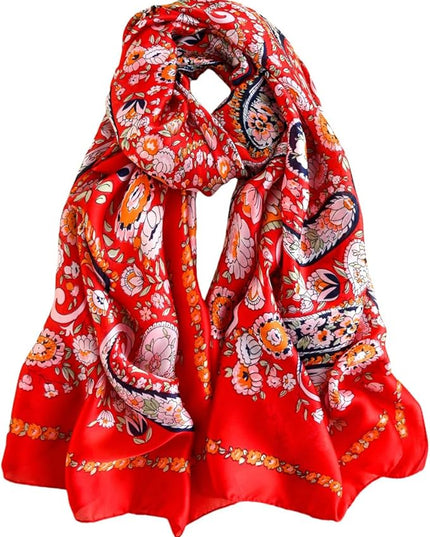 Silk Scarf Mulberry Silk Fashion Scarves Long Lightweight Shawl Wrap …