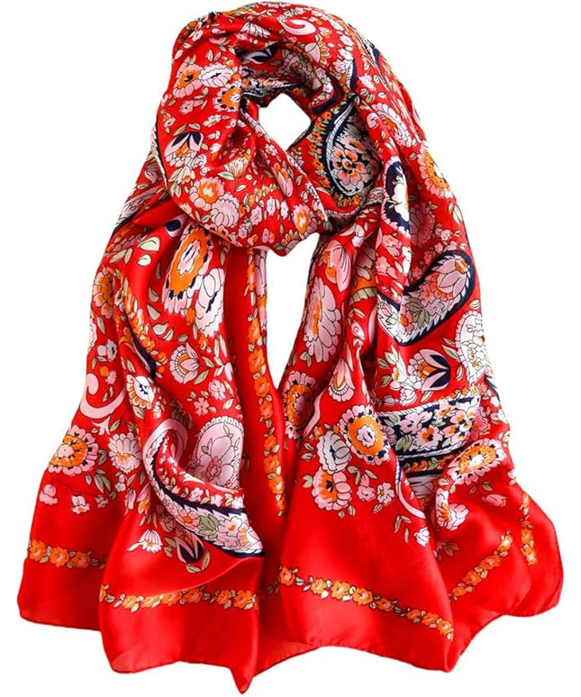 Silk Scarf Mulberry Silk Fashion Scarves Long Lightweight Shawl Wrap …