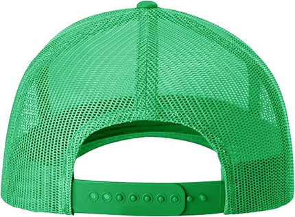 TZ Promise Men Women Plain Cotton Trucker Cap with Breathable Mesh Back, Snapback Baseball Hats