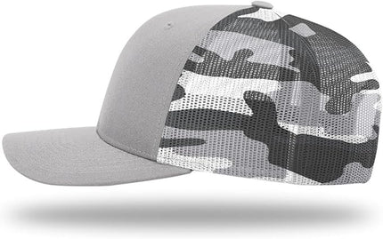 Richardson 112 Trucker Hat - Premium Adjustable Snapback Hat - Structured Six Panel Richardson Blank Caps