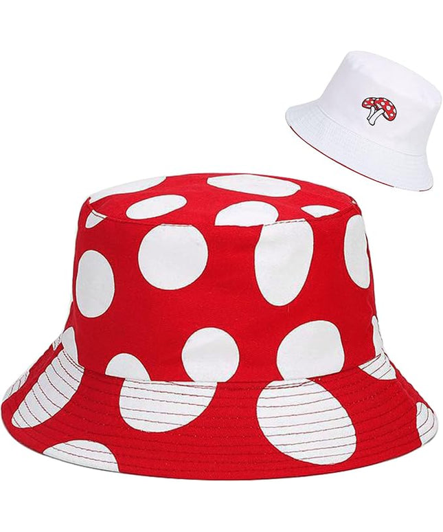 Malaxlx Unisex Bucket Hat Beach Sun Hat Aesthetic Fishing Hat for Men Women Teens, Reversible Double-Side-Wear