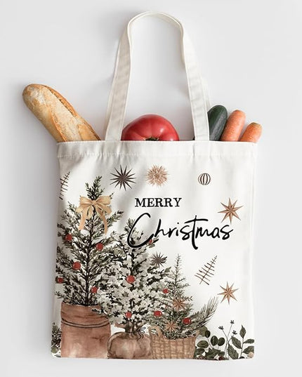 Horaldaily Canvas Tote Bag,Reusable Shoulder Tote Bag for Women Lady Casual Vacation, Shopping, Work, Gym