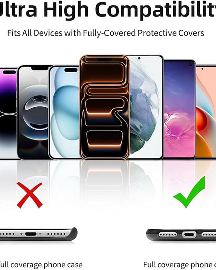 360° Rotating Stainless Steel Phone Tether Tab (3-Pack) - Universal for iPhone & Other Phones (Fits Wristbands/Necklaces/Crossbody Straps)