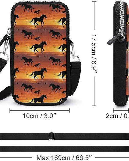 Small Crossbody Bags for Men, Cool Lightweight Sling Phone Pouch, Slim Cell Phone Purses