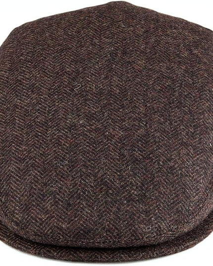 VOBOOM Men's Herringbone Flat Ivy Newsboy Hat Wool Blend Gatsby Cabbie Cap