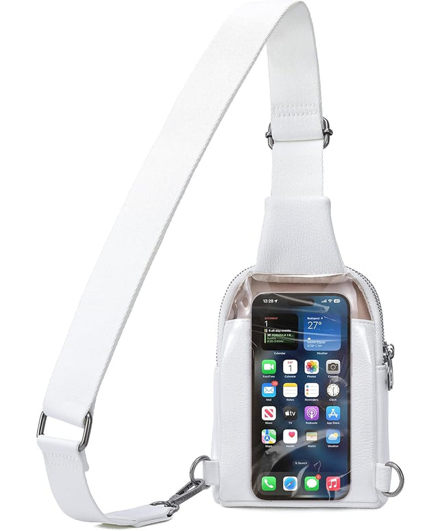 INICAT Sling Bag for Women Touchscreen Small Crossbody Cell Phone Purse Fanny Pack
