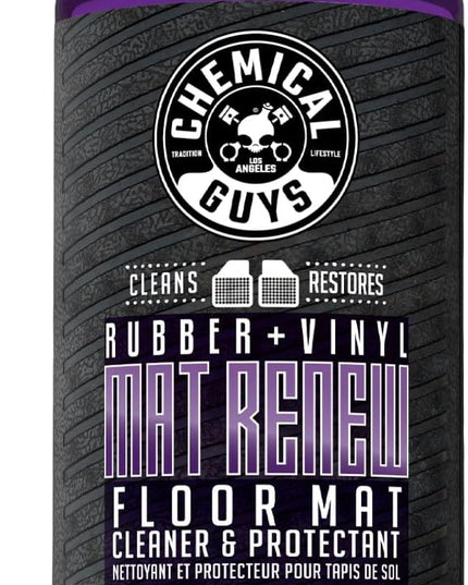 Chemical Guys Mat Renew Rubber + Vinyl Floor Mat Cleaner And Protectant, Safe for Cars, Trucks, SUVs, Motorcycles, RVs & More, Extra Large 32 fl oz
