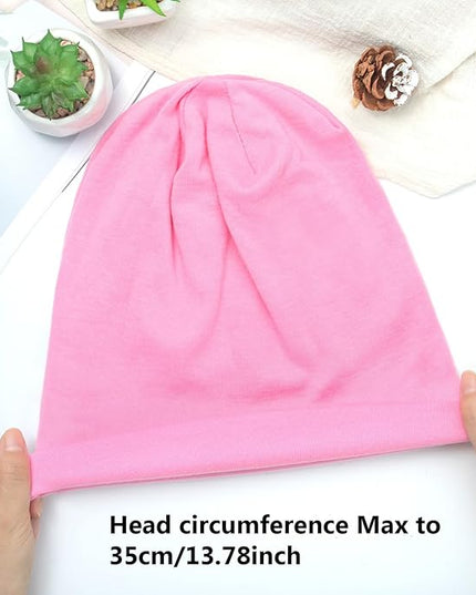 Senker Fashion Slouchy Beanie Hats for Women Men, Chemo Headwear Cotton Beanies Soft Lightweight Chemo Skull Cap Elastic