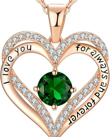 18K Rose Gold Necklaces for Women Birthday Gifts for Women Jewelry for Women Birthday Gifts for Wife Girlfriend Daughter Wife Birthday Gifts for Anniversary Mothers Day Christmas Valentines Gifts
