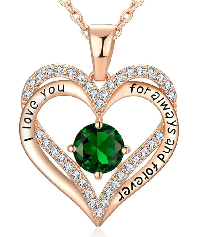 18K Rose Gold Necklaces for Women Birthday Gifts for Women Jewelry for Women Birthday Gifts for Wife Girlfriend Daughter Wife Birthday Gifts for Anniversary Mothers Day Christmas Valentines Gifts