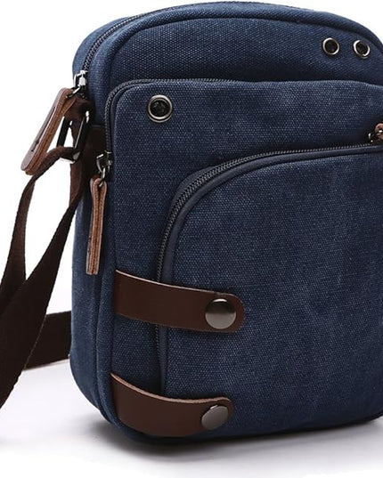 Collsants Mini Crossbody Bags for Women and Men - Small Purses and Handbags - Travel Bag - Canvas Shoulder Purse