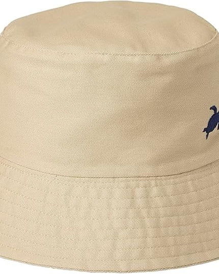 Buoy Up - Bucket Hat, Adjustable Cap with Buckle Closure - Eco-Friendly Organic Cotton for Men and Women (Beige)