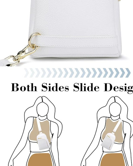 INICAT RFID Blocking Sling Bag Anti Theft Crossbody Bags Women Valentine's Day Gifts Travel Purses Vegan Leather
