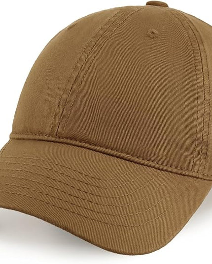 CHOK.LIDS Everyday Premium Dad Hat Unisex Cotton Baseball Cap for Men and Women Adjustable Lightweight Polo Style Curved Brim