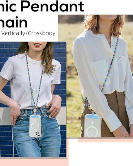 Phone Lanyard Crossbody Neck Strap with Charm Universal Adjustable Shoulder Strap Accessories