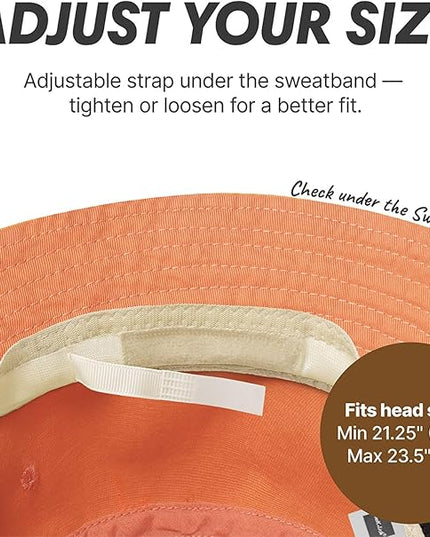 Hot Summer Bucket Hat - Trendy Cotton Sun Hat for Beach, Golf, Fishing - Fun Outdoor Vacation Boonie for Men and Women