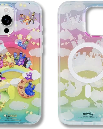 Sonix Protective Cases for iPhone 15 Pro Max | Compatible with MagSafe | 10ft Drop Tested | Care Bears x Sesame Street